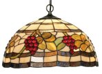 Classic 16 inch Tiffany Grape design Pendant Shade
